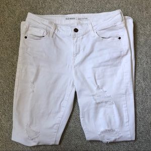 white Old Navy jeans